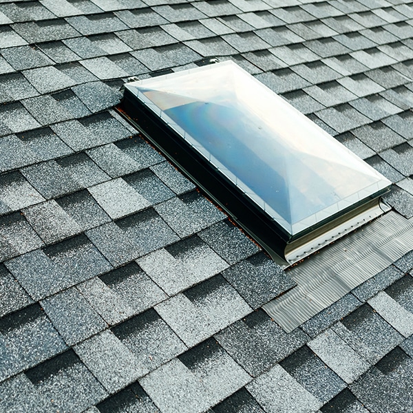 BCM Roofing replacement skylight in Pleasant Ridge Michigan