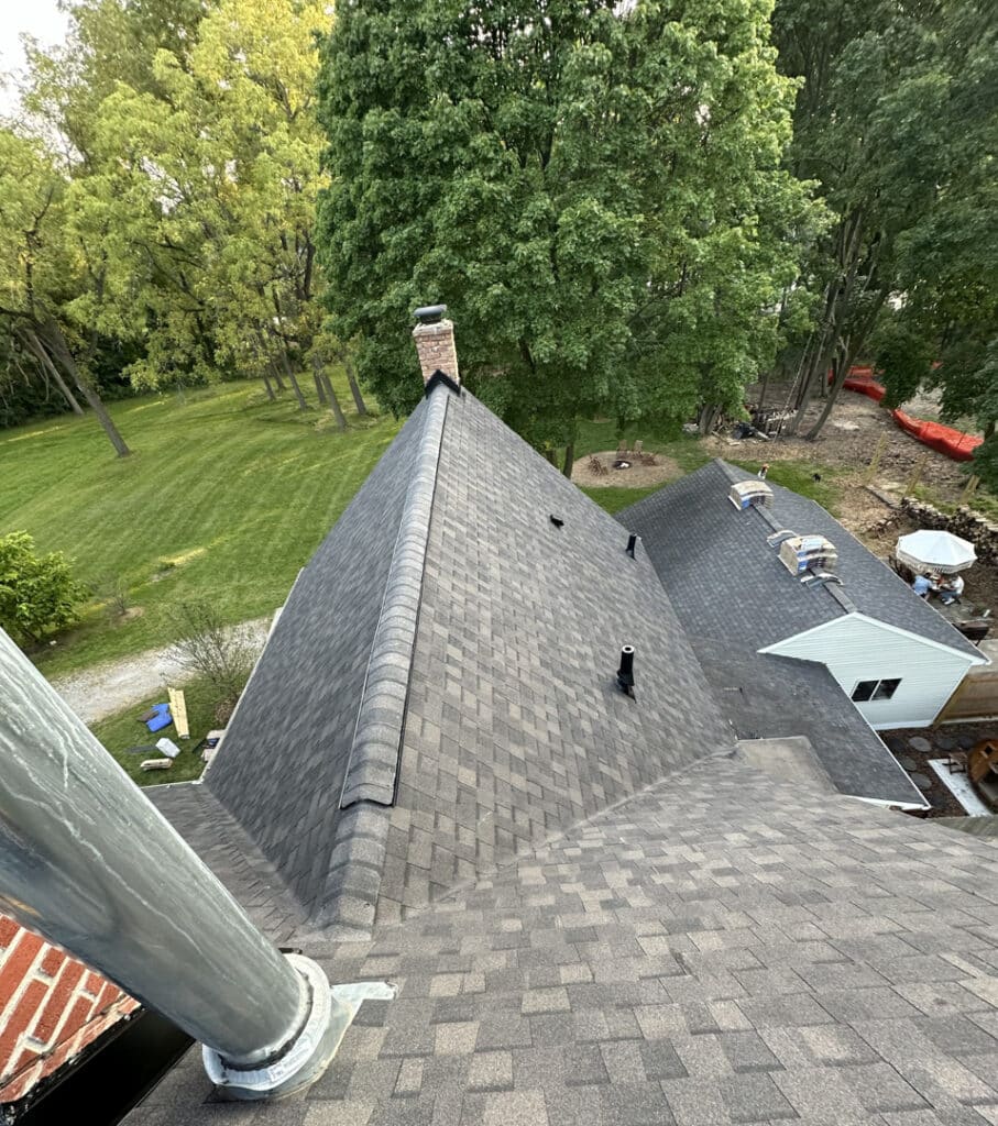 New roof installation in Bloomfield Township Michigan