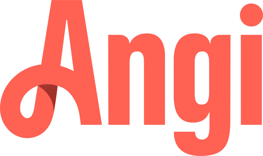 BCM Roofing’s 4.9 star Angi rating logo.