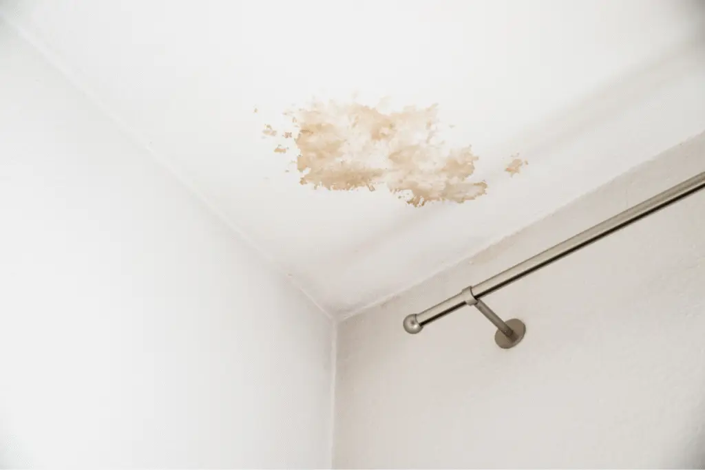 how to repair roof leak causing ceiling damage
